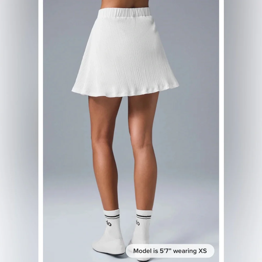 Micro Plisse Tennis Skirt - Picture 3 of 6